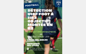 DÉTECTIONS 2024-2025 Féminines !